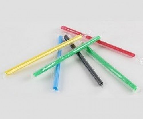 مصاص عصير ملون 6 ملم مغلف كرتون 5000