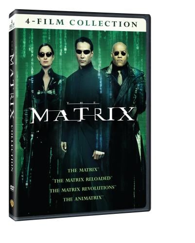 DVD اربع احزاء ذا ماتريكس