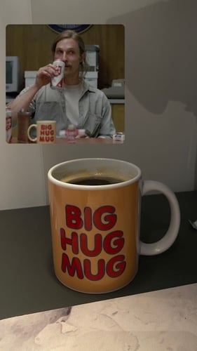 كوب راست ترو ديتكتيف | True Detective BIG HUG MUG