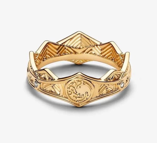 خاتم ذهبي تاج فسيريس تارقيريان | House Of The Drag...