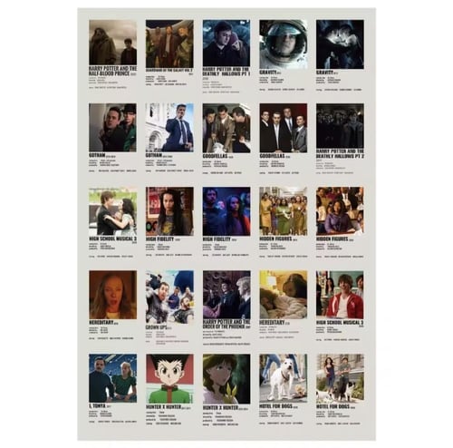 ملصقات افلام-مسلسلات-انميات