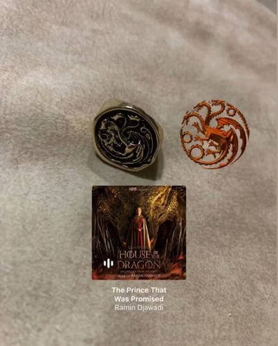 خاتم ديمون تارقيرين | Daemon Targaryen ring