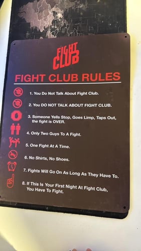 لوحة فايت كلوب | Fight Club