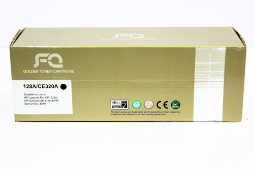حبر ليزر FQ الذهبي متوافق مع CE320A 128A اسود