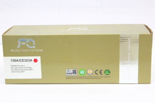 حبر ليزر FQ الذهبي متوافق مع CE323A 128A أحمر