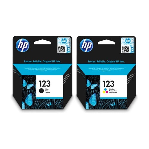 طقم حبر 123 اتش بي اصلي