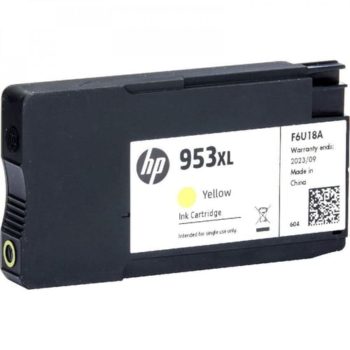 حبر سائل اتش بي أصلي F6U18AE 953XL أصفر