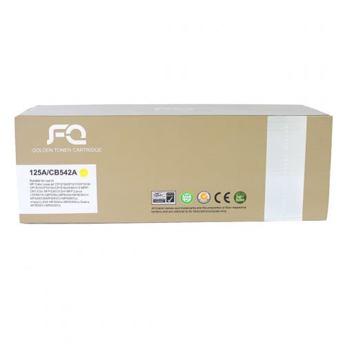 حبر ليزر FQ الذهبي متوافق مع CB542A 125A أصفر