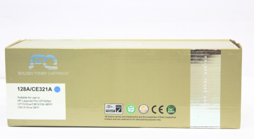 حبر ليزر FQ الذهبي متوافق مع CE321A 128A سماوي
