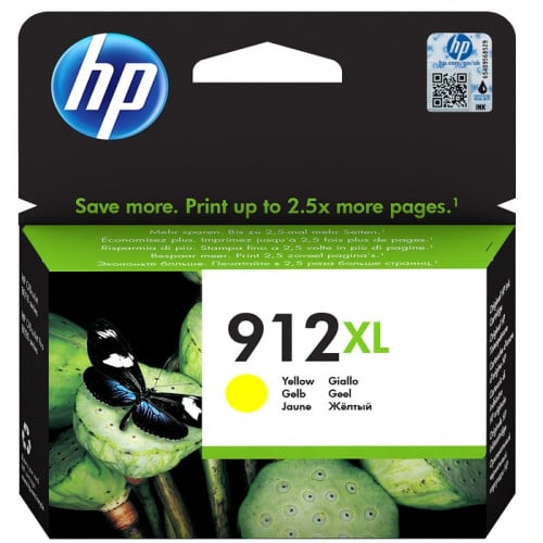 حبر سائل اتش بي اصلي 3YL83AE 912XL اصفر