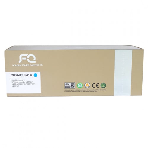 حبر ليزر FQ الذهبي متوافق مع CF541A 203A سماوي