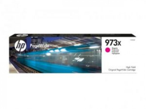 حبر اتش بي أصلي F6T82AE 973XL أحمر