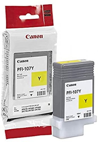 حبر سائل كانون أصلي PFI107 130ML أصفر