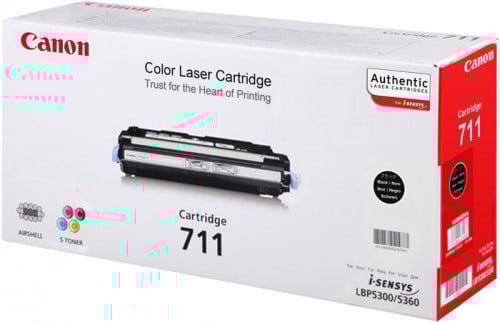 حبر ليزر كانون أصلي 711 أسود