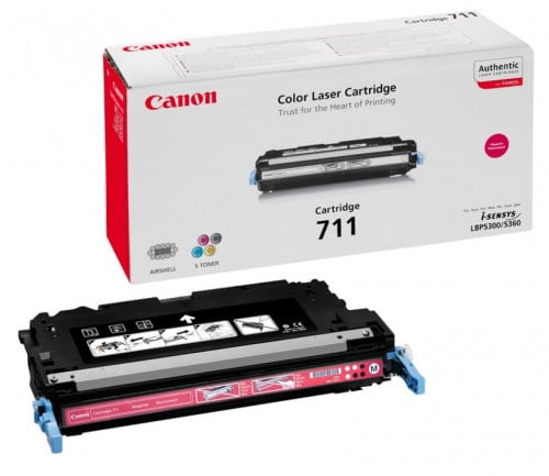 حبر ليزر كانون أصلي 711 أرجواني