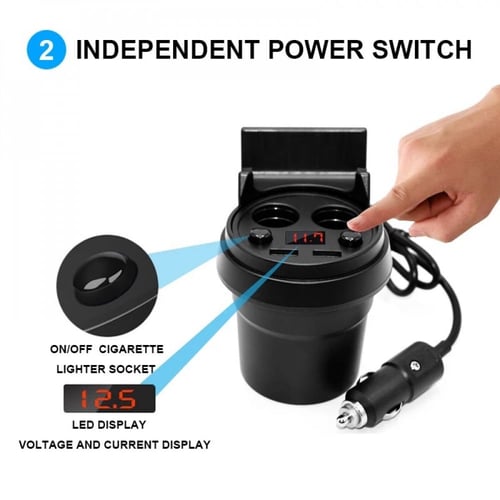 شاحن مركبة يو اس بي مزدوج