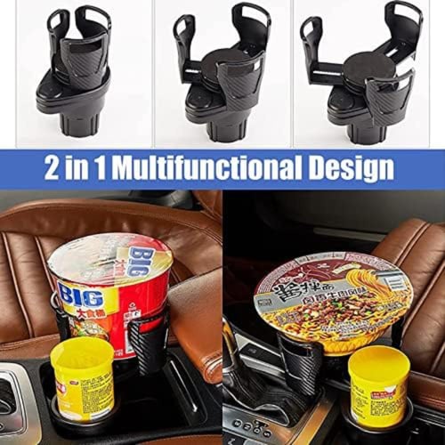 حامل اكواب للسياره متعدد الاغراض قابل للتعديل ثبيت...