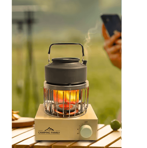دفاية وموقد غاز خارجية 2 × 1 قوة 3000 واط - Campin...