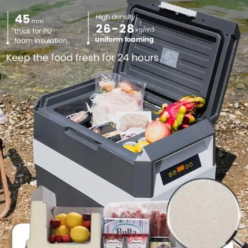 ثلاجه تبريد وتجميد 33 لتر اخضر تحكم من الجوال DLC...