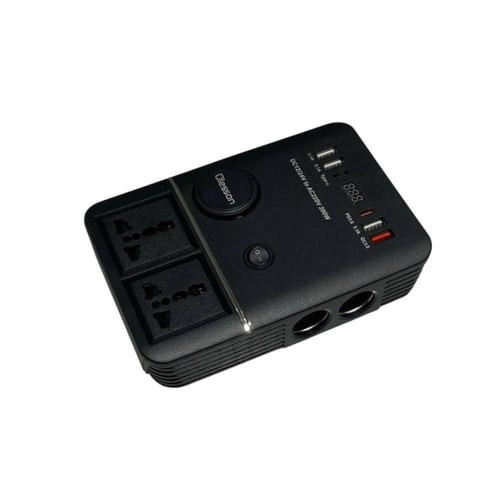 محول كهرب 200 وات تحويل من 12-24 فولت الي 220 فولت...