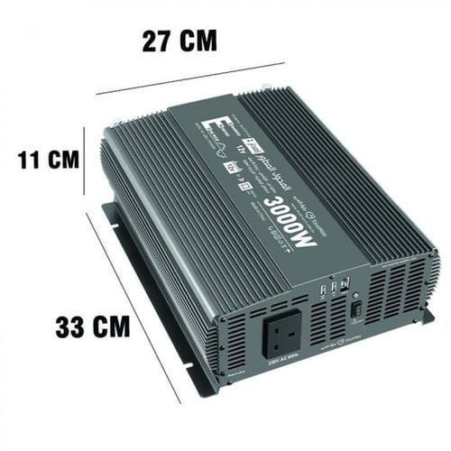 محول رفيق الدرب بيور باور 3000W موجه نقيه