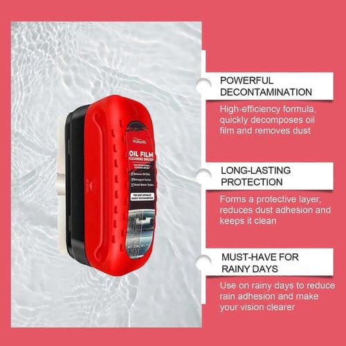 منظف الزجاج الأمامي للسيارة و مزيت طارد للماء و مض...