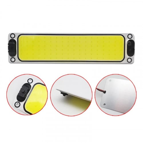 لمبه ليد مستطيل كريمي لزق بفاصل 16W COB