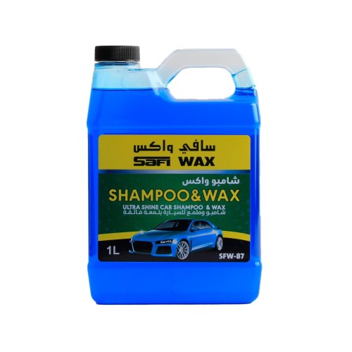 شامبو واكس وملمع سافي واكس 1لتر أزرق