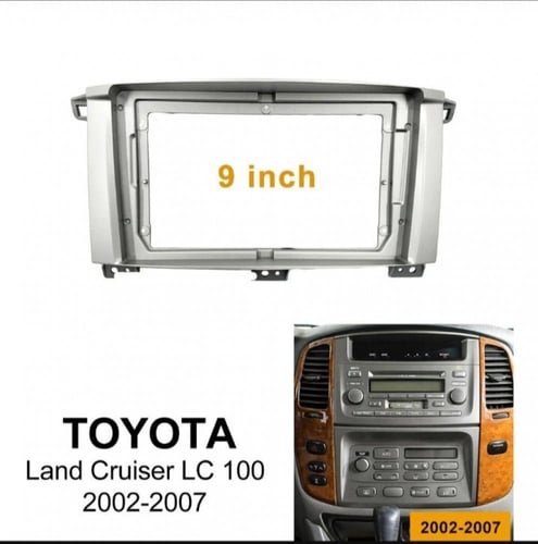 ديكور شاشة 9 انش لاندكروزر 2002 - 2007 + افياش RM...