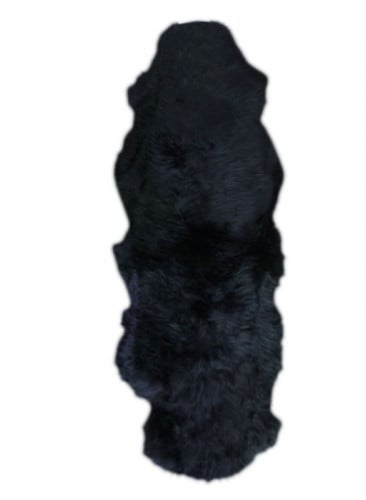 جاعد فرو طبيعي ثقيل أسود