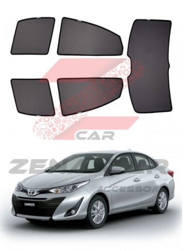 ستائر تظليل قماش ياريس 2019-2022 / MIRROR