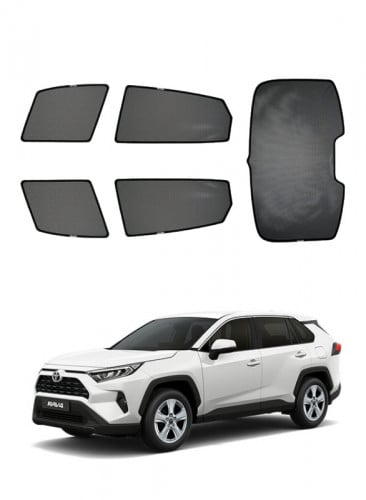 ستائر تظليل قماش تويوتا راف فور 2019 - 2024