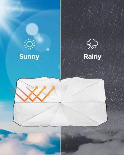 شماسه مظلة الشمس للزجاج الامامي للسيارة