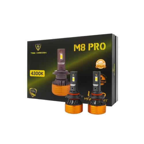 طقم ليد توبيز 9005/9006 كريمي 120 وات M8 PRO