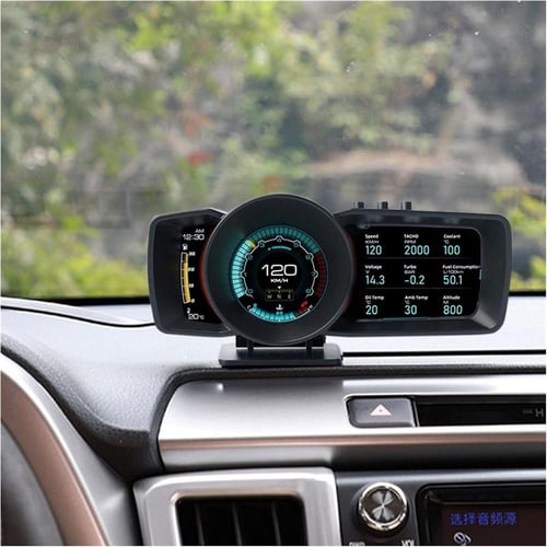 قيج عدد سرعة HUDسمارت مع OBD 2 و GPS لتتبع حرارة ا...