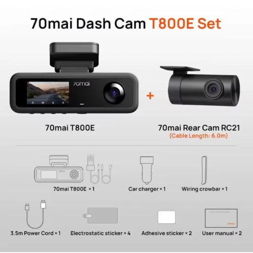 داش كام شاومي 3 كاميرا امامي داخلي وخلفي بدقه 4K م...