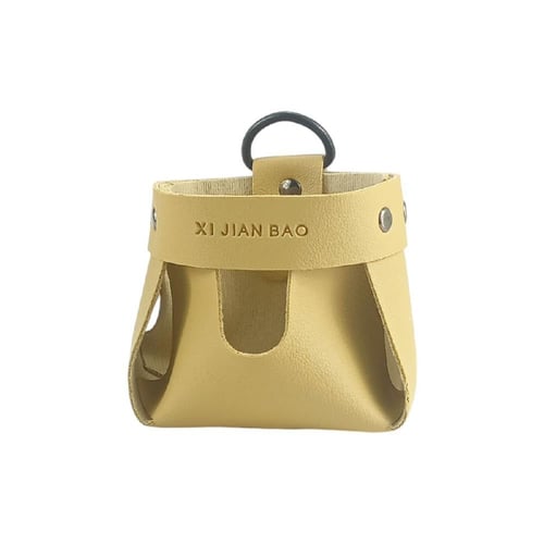 حامل جوال علي فتحات التكييف جلد بيج