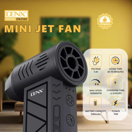 مروحة DENX DX2916 النفاثة – قوة هواء مذهلة في تصمي...