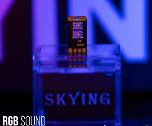 لمبه سكاينج الصوتية تعمل على USB -متعدة الإضاءات و...