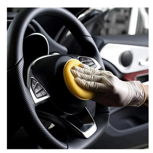 اسفنج غسيل وتلميع دائري ملون بالحبه