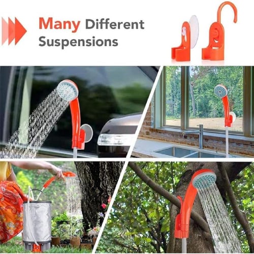 مضخه ماء دش 12 فولت للتخييم على الولاعة