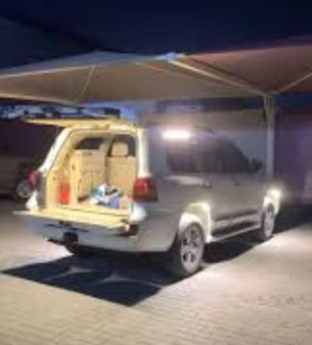 ليد جانبي مخفي 40 سم سليكون لزق 3M