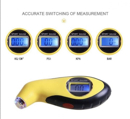 عيار هواء الكتروني أصفر TG826