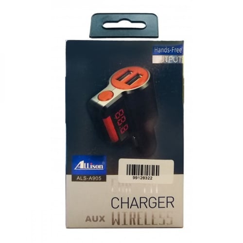 ام بي ثري ALLISON بلوتوث 2USB + شاحن ALS-A905