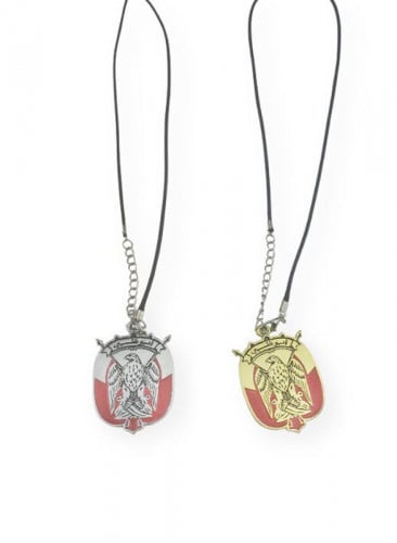 ميدالية تعليقه شعار أبوظبي ذهبي وفضي