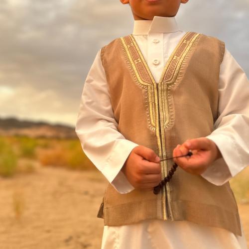 سديري بيج مقصب ذهبي (موديل مقفل)