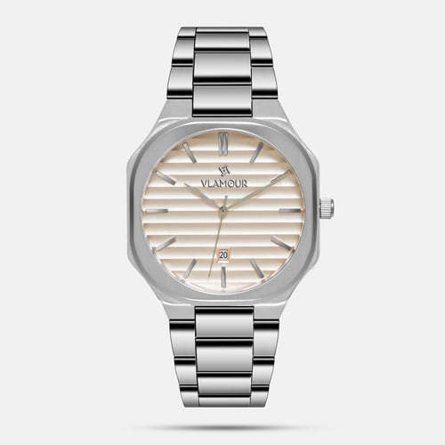 ساعة رجالية بسير ستيل