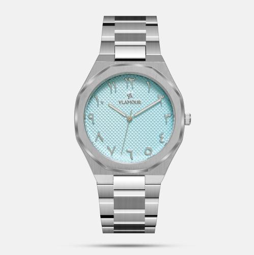 ساعة رجالية بسير ستيل