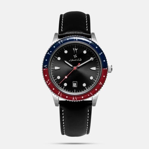 ساعة رجالية جلد