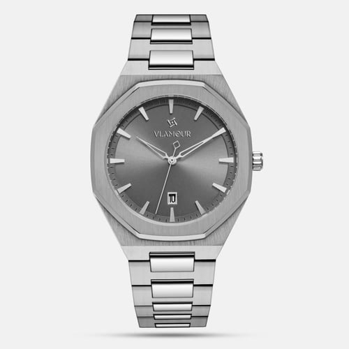 ساعة رجالية بسير ستيل